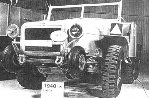 Laffly W15T 6x6 tracteur d'artillerie pour canon de 47,résine  1:72 ALBY 