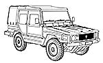 0,5t Light truck 4x4 Iltis