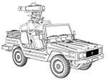 0,5t Light truck 4x4 Iltis w/Milan AT mission kit