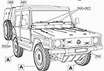 0,5t Light truck 4x4 Iltis військова швидка допомога