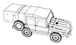 0,5t Light truck 4x4 Iltis військова швидка допомога
