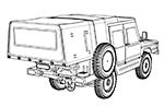 0,5t Light truck 4x4 Iltis військова швидка допомога