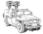 Kornet-D ATGM complex on Tiger-M chassie
