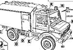 Unimog U1300L 4x4 Krankenwagen Ambulance