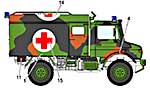 Unimog U1300L 4x4 Krankenwagen Ambulance