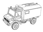 Unimog U1300L 4x4 Krankenwagen Ambulance