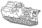 Mk.61 105мм самоходная артиллерийская установка