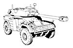 AML-90 Light Armoured Car (4x4)