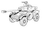 Eland-90 Light Armoured Car (4x4)