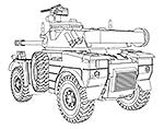 Eland-90 Light Armoured Car (4x4)