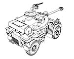 Eland-90 Light Armoured Car (4x4)