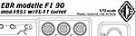 EBR 90 F1 mod.1951 w/FL-11 turret wheeled tank
