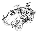 Французький колісний панцерник M3(4x4)