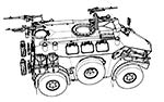 M3 wheeled Armoured Personnel Carrier (4x4)