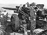 US 3 inch AT Gun M5 on carriage M6 (later version)