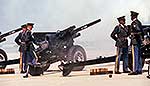 US 3 inch AT Gun M5 on carriage M6 (later version)