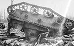 T-60 выпуска завода №264 (спицованные колёса, зима 1942)
