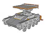 BM-8-24 multiple rocket launcher