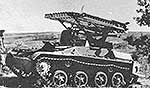 BM-8-24 multiple rocket launcher