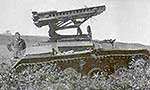 BM-8-24 multiple rocket launcher