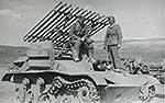 BM-8-24 multiple rocket launcher