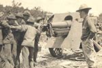 US 155mm howitzer model of 1918 (wooden wheels)