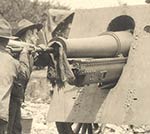 US 155mm howitzer model of 1918 (wooden wheels)