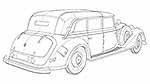German Grosser Limo 770K (W-150) Cabriolet F (7 passenger) Touring