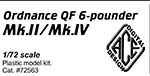 Ordnance QF 6-pounder Mk.II/Mk.IV