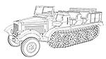SdKfz.6/1 Zugkraftwagen 5t Artillerie 