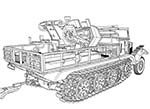3,7cm Flak 36 auf Fahrgestell mZgKw 5t Sd.Kfz.6/2