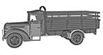 G917T 3t German Cargo truck (soft cab)