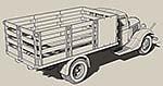 US V-8 Stake truck m.1936/37