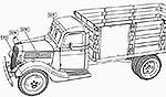 US V-8 Stake truck m.1936/37