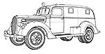 Автофургон на 134 дюймовій базі зр.1939р.