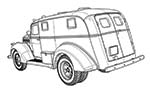 Автофургон на 134 дюймовій базі зр.1939р.