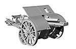 Cannone da105/28 with carrello elastico trailer