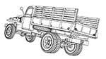 US G7106 1,5t 4x4 Cargo/Dump truck