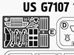 US G7107 1,5t 4x4 military truck w/metal cargo body