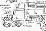 US G7107 1,5t 4x4 military truck w/metal cargo body