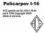 Polikarpov I-16